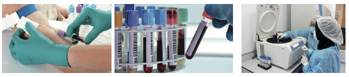 Genetic testing step illustration